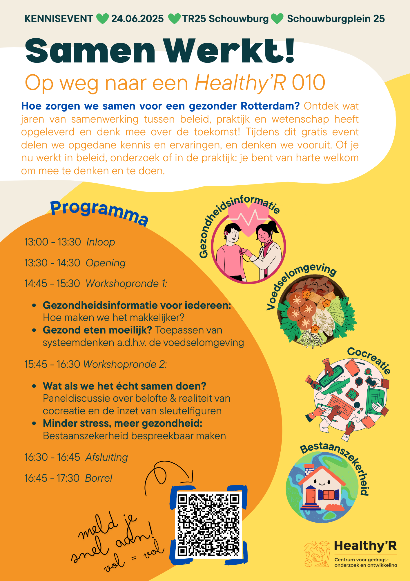 Healthy'R event 24 juni 2025